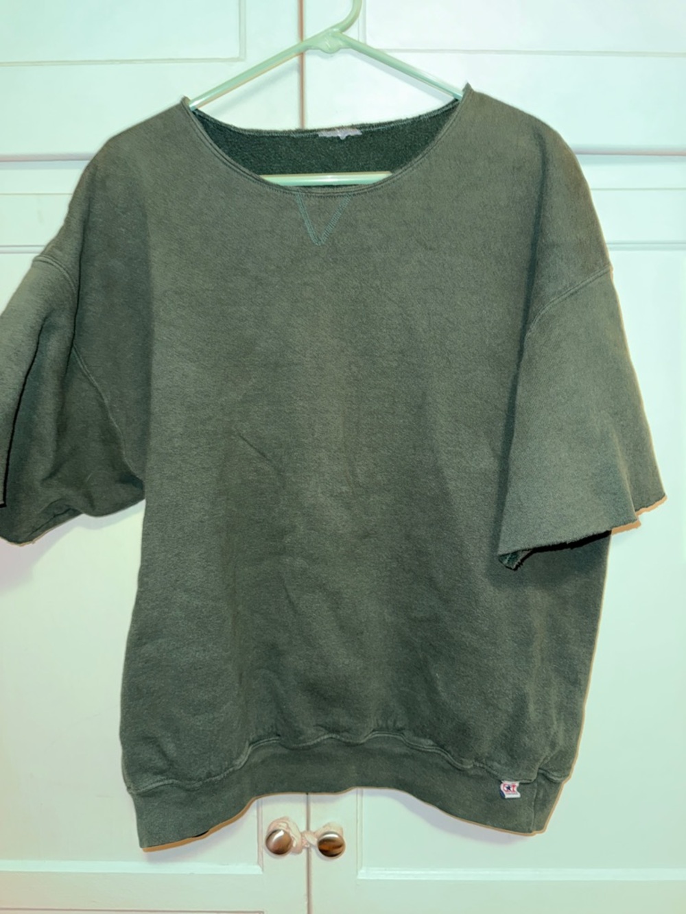 Altered Converse Men's Short-Sleeve Crewneck Sweatshirt -Dark Pine /Hunter Green